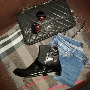 High by Claire Campbell short black boots